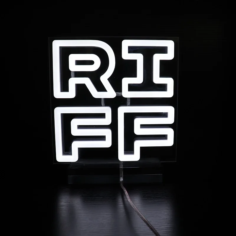 China factory acrylic led neon letters OEM logo making 3D neon light signs 360 degree glowing led neon light