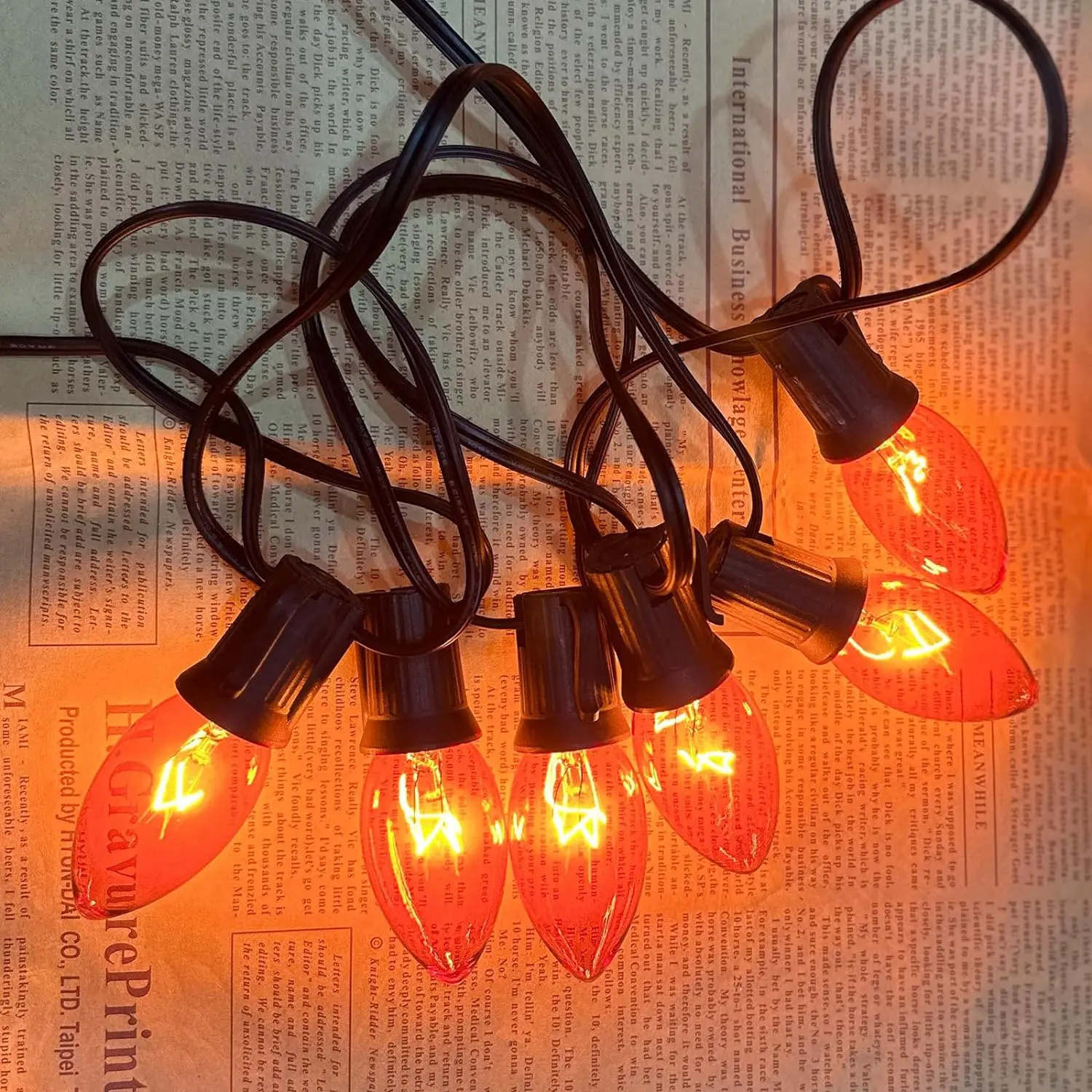 Tungsten wire Wholesale  Replacement C7 Christmas Light Bulbs E12 Sockets  Kids Room Wedding Party Decor for Outdoor String