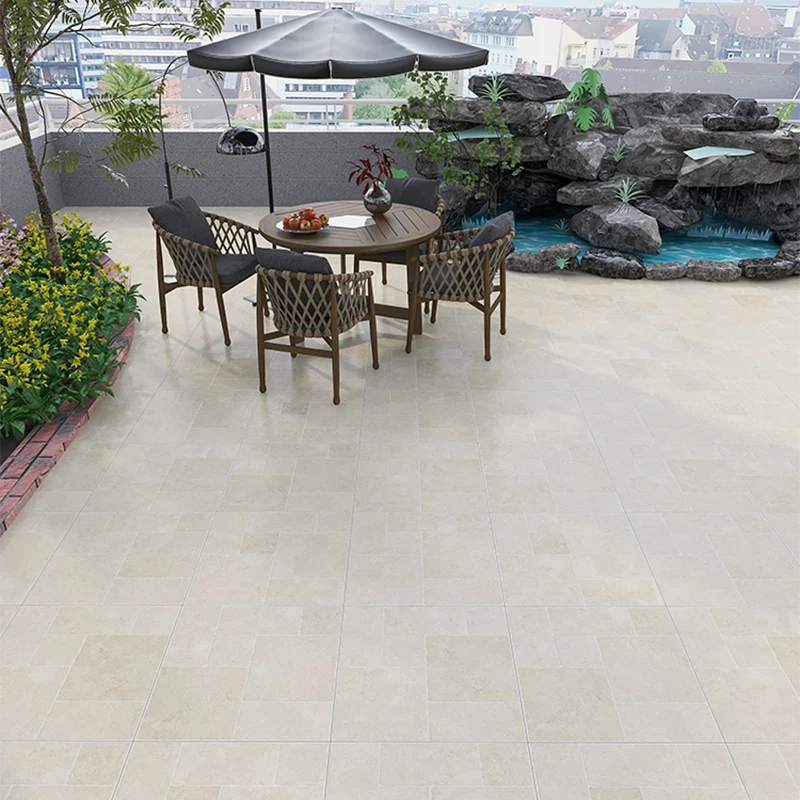 Современный дизайн античная каменная плитка для наружного использования нескользящая 600x600 деревенская виллы патио террасы балкона сада двора