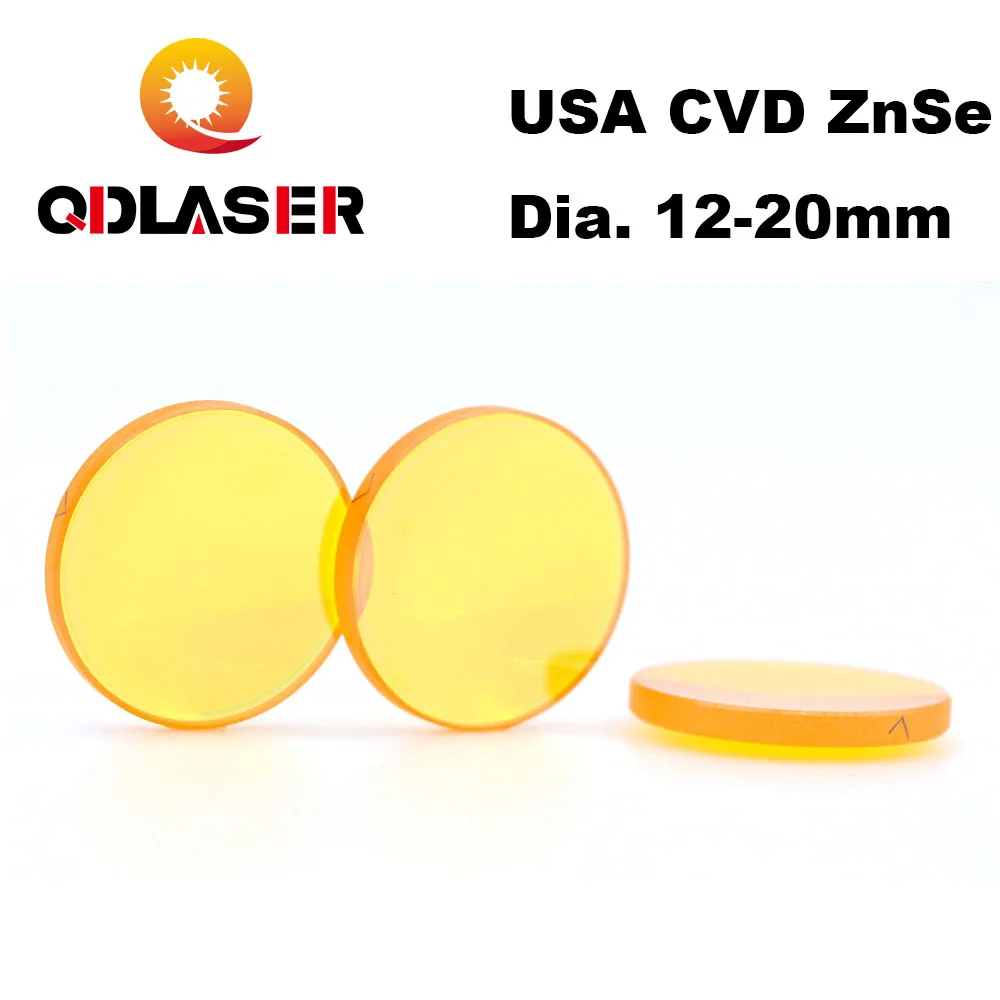  Фокусная линза для лазерной резки США ZnSe D12 D15 D18 D19.05 D20