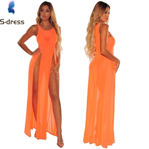 D93215 Sexy see through African 1 Piece Beachwear women beach wear dresses 2020 new arrivals