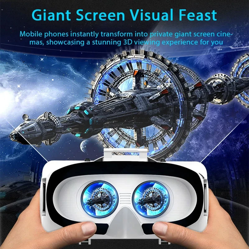 4.7-6.4 inch Virtual Reality Customized All-In-One HD Movies Augmented Reali Smart 3D VR Glasses