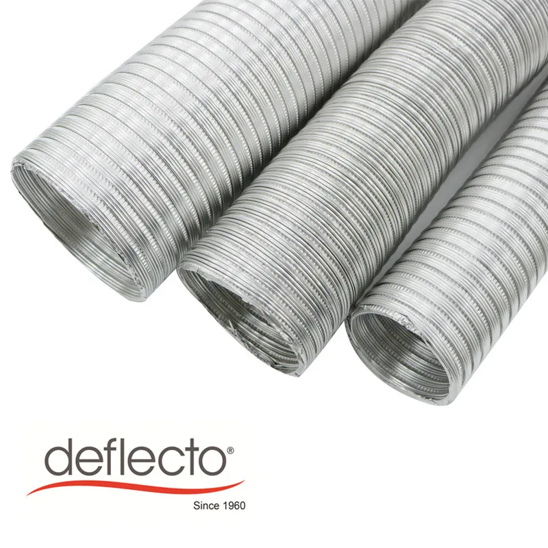 Superior Quality Fireproofing 100% Aluminum Pipe, Semi-Regid Aluminum Flex Duct Hose, Customized Length and Size