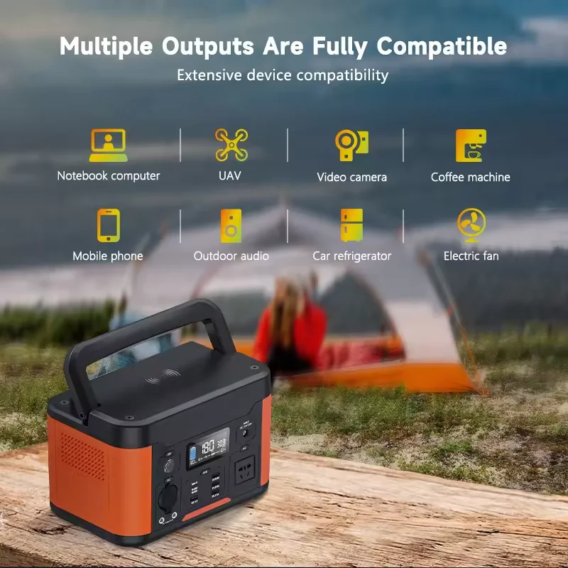 500w 1000w solar power generator for  220v Rechargeable  power outdoor charging portable power station