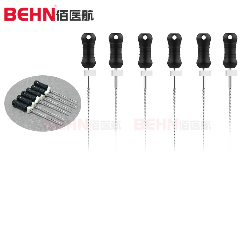 Endodontic File 21Mm Dental K File/Spreaders 25Mm NITI Endo Root Canal Hand Files #15-40 Dental Supply