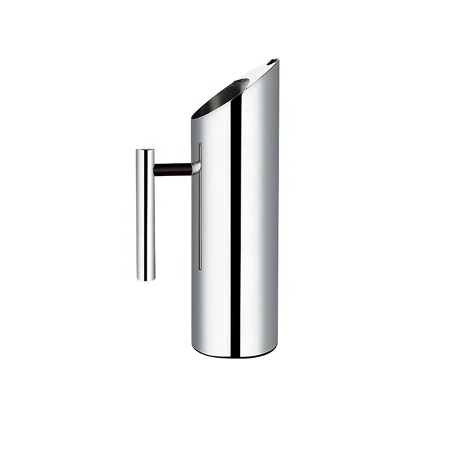 
1.0L 1.5L 2L Custom Stainless Steel Bottle Water Dispenser Jug Set With Slanted Mouth 