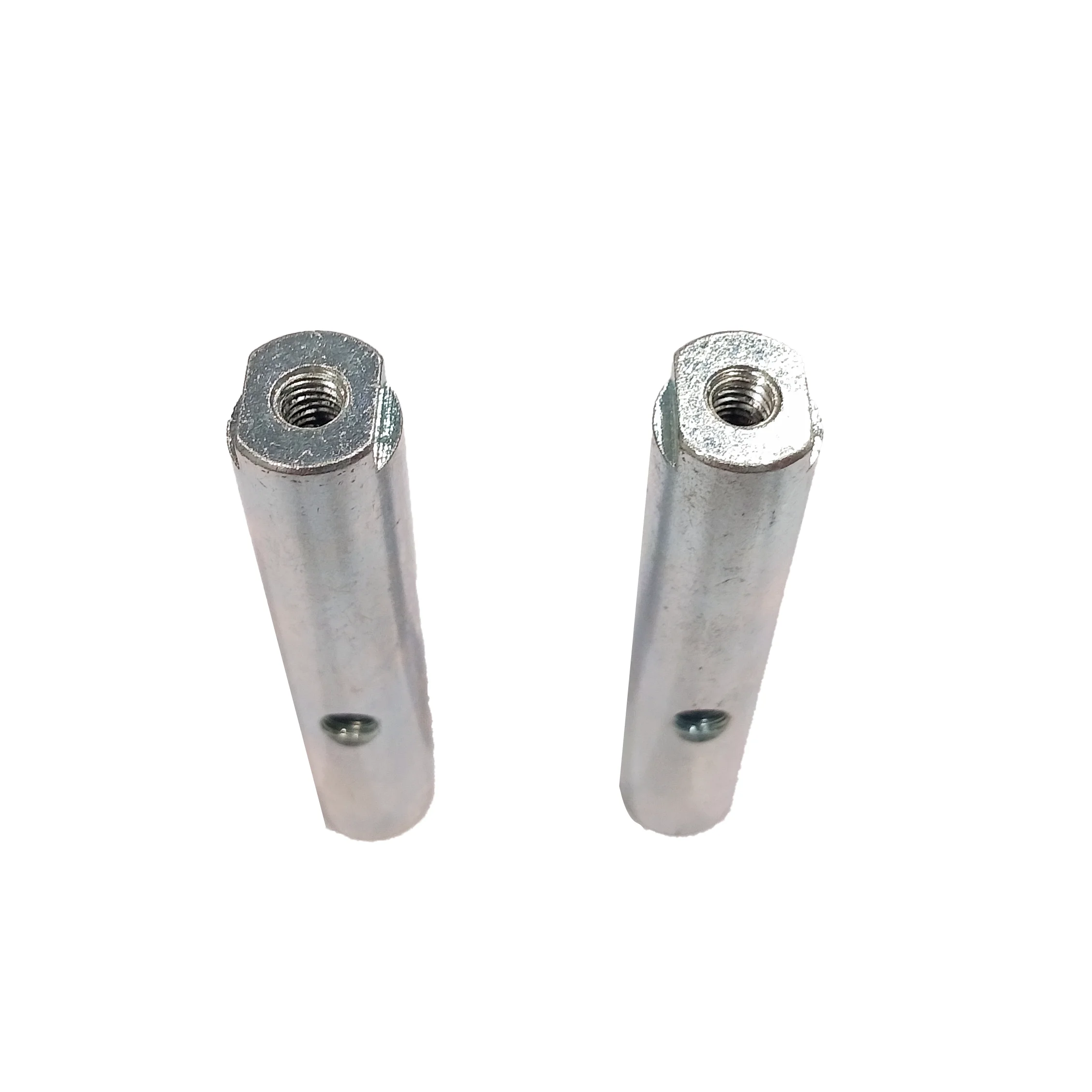 China supplier OEM furniture bunkbed barrel 2 hole cross dowel nuts slotted brass barrel nut and bolts