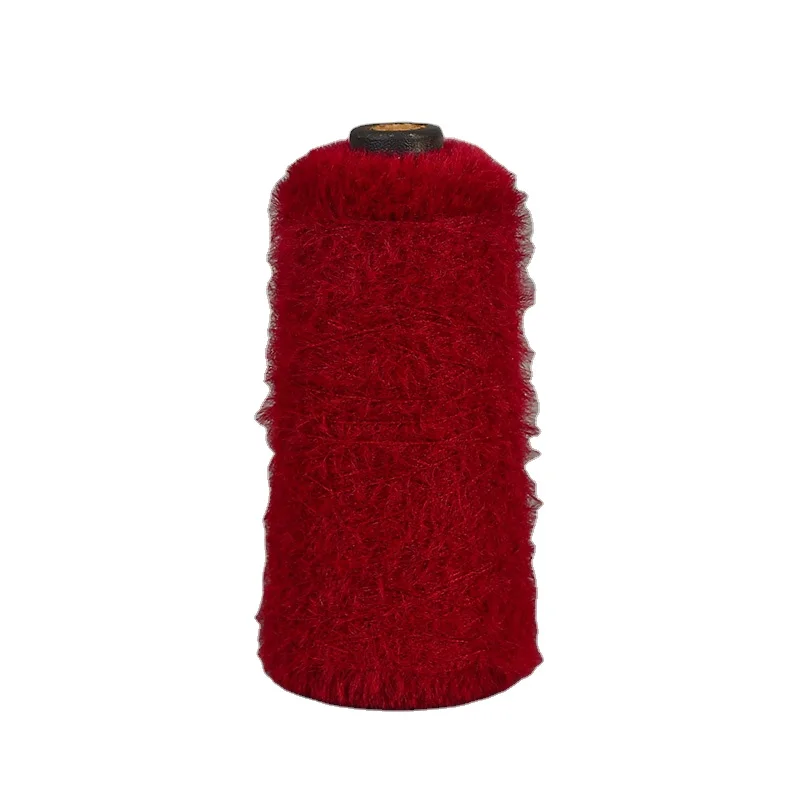 Widely Used Superior Quality Comfortable Fancy Knitting Nylon Feather Yarn Imitation mink yarn for sweater