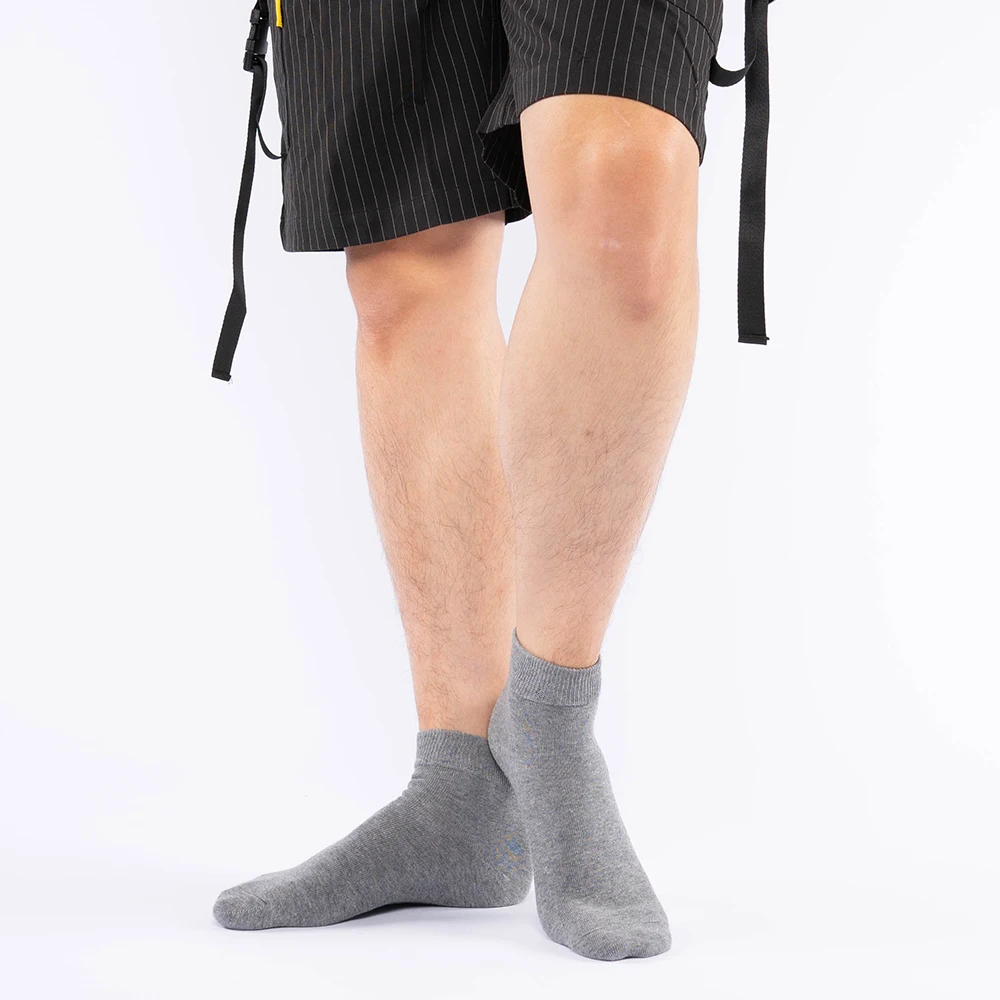 HEPOLILO Quarter Brand New Cotton Elegant Men With High Quality Ankle Socks Men