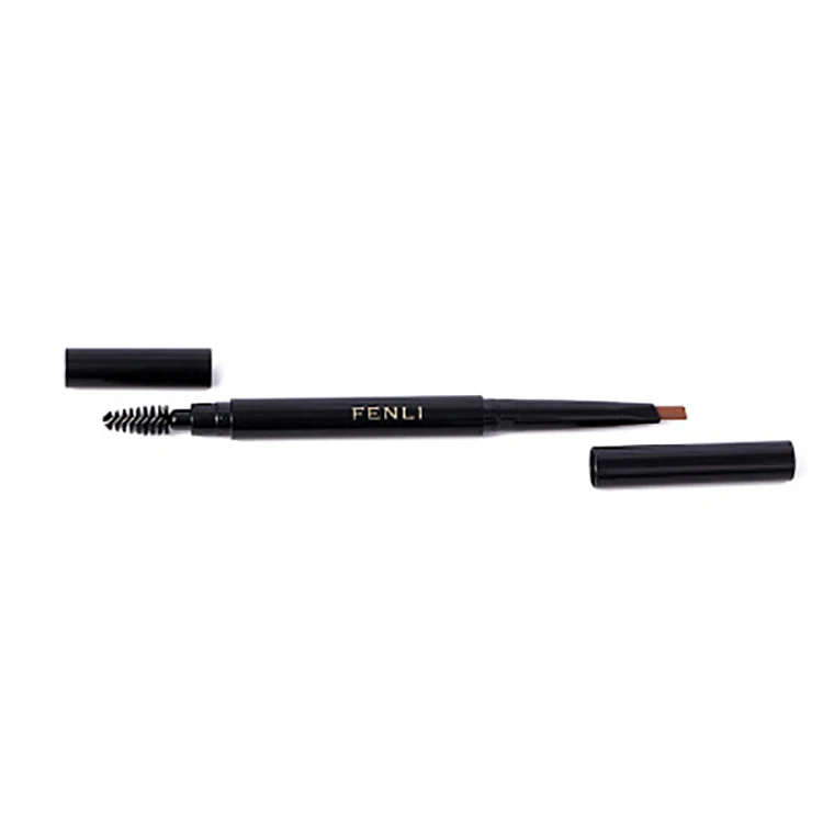 Makeup New Waterproof And Sweatproof Lasting Non-Marking Makeup Pen Double Head Triangle Automatic Rotating Eyebrow Pencil