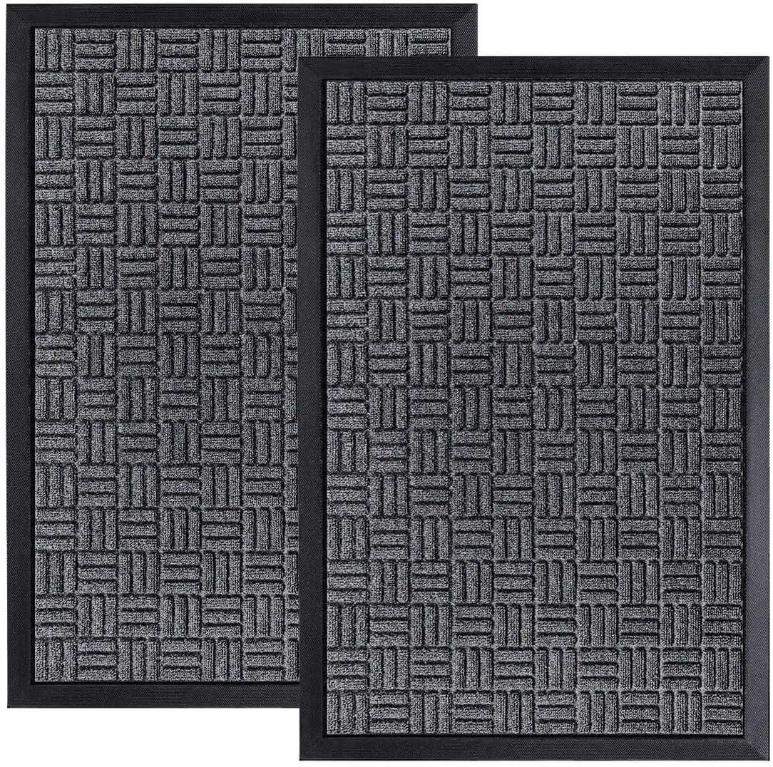New Polypropylene Material Welcome Door Mats with Rubber Backing for Shoe Scraper Ideal for Inside Outside Area Door Mat