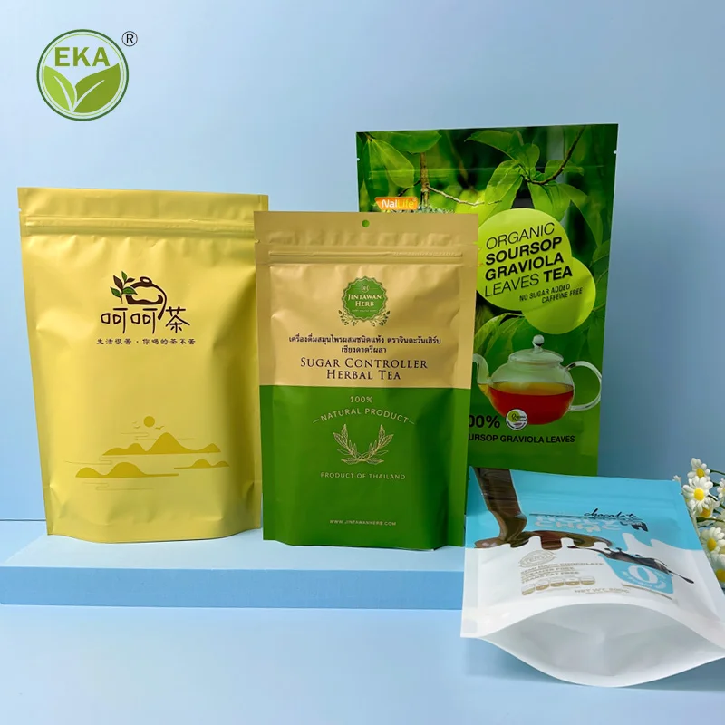 Ziplock Plastic Packaging With Hang Hole Tobacco Cigar Empty Mylar Foil Smellproof Small Sample Pouches Compound Bag