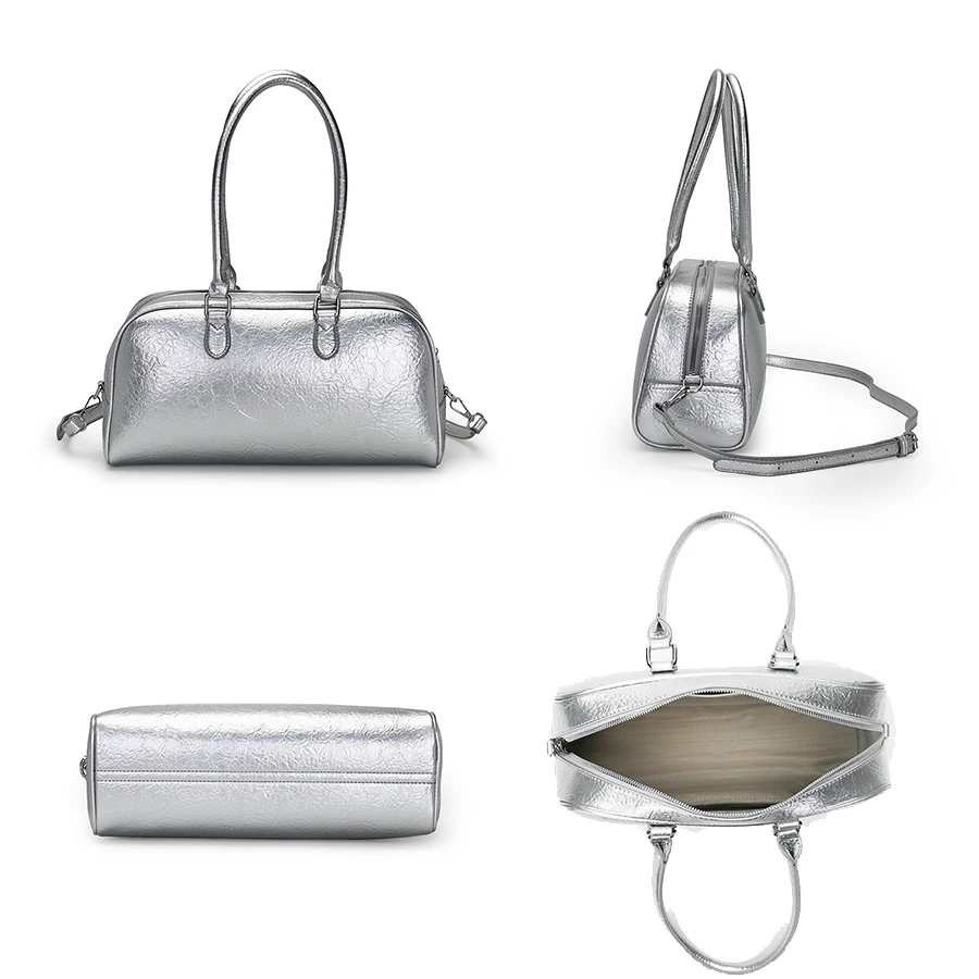 2025 wholesale handbags luxury women hand bags ladies shoulder bag bowling bags PU leather purses and handbags women