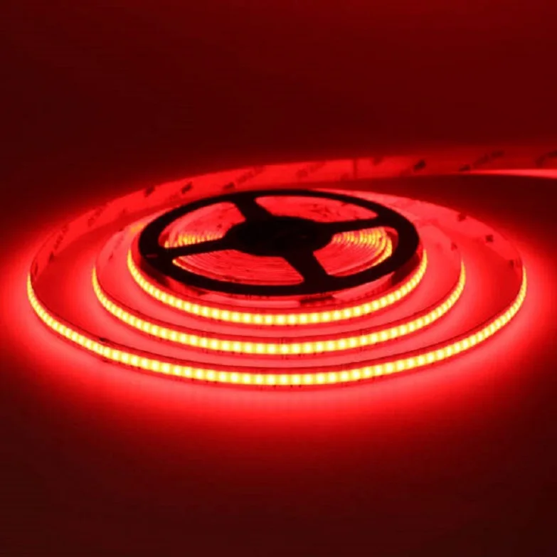 24v 12v 3000k rgbw red color green blue dot free flip chip cob led strip lights