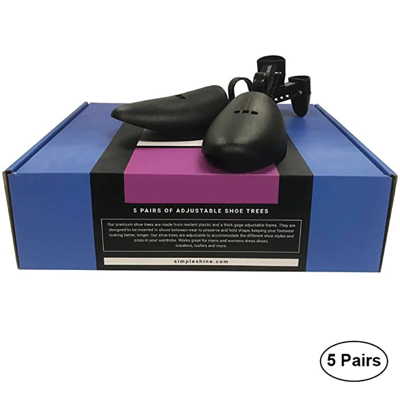 Factory wholesale black shoe last used to support shoes can be customized with logos in stock plastic shoe tree