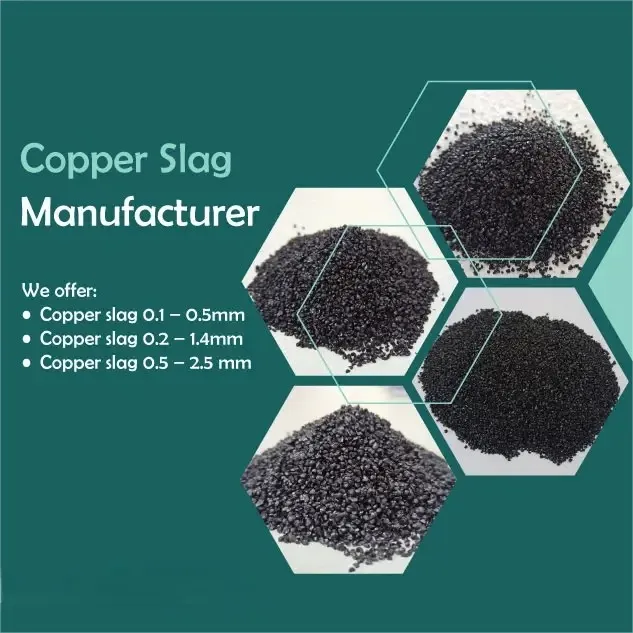 High Quality Rust Removal Copper Slag Wear-resistant Aggregate With High Hardness Hull Sand Blast Rust Removal Copper Slag