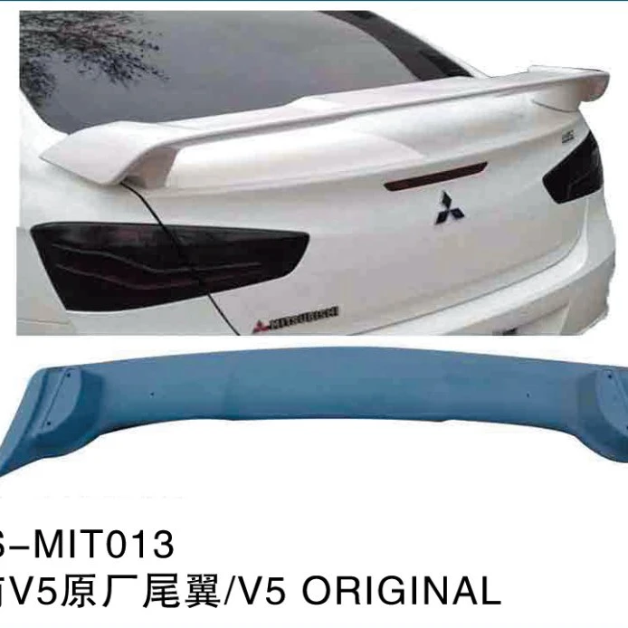 Автомобильный задний спойлер MIT013 из АБС-пластика для MITSUBISHI EVO/LANCER EX 2008 +