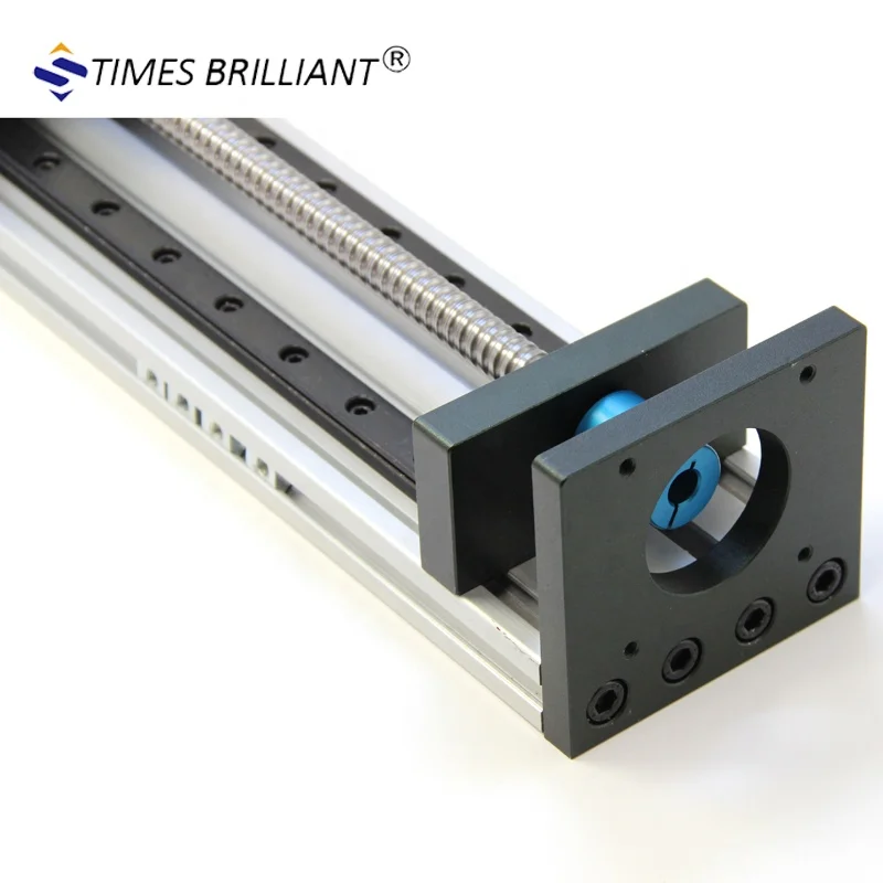 China customized 80mm width 200mm effective length  linear motion actuators guide rail for horizontal and vertical movement