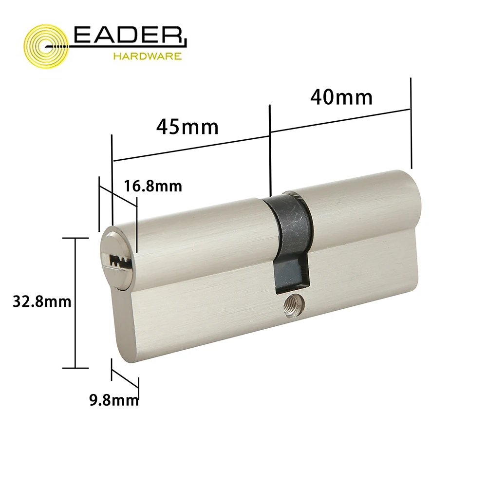 EADER Европейский стандарт безопасности 85 мм полностью латунный цилиндр замка