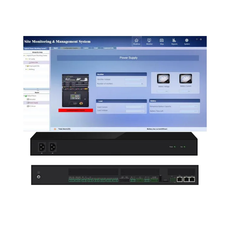 W-TEL battery monitoring system controller for gsm remote monitoring server room environmental monitoring alarm system