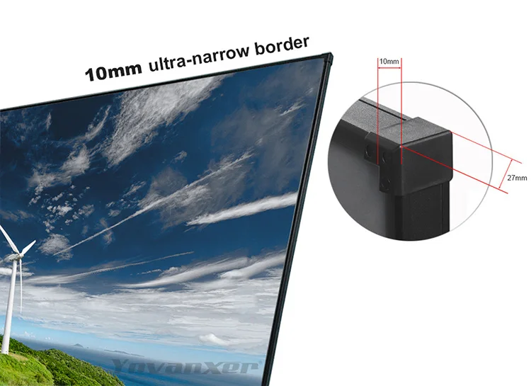 Best Quality ALR CLR Fixed Frame projector screen for 3D 4K UST laser Projector 84inch