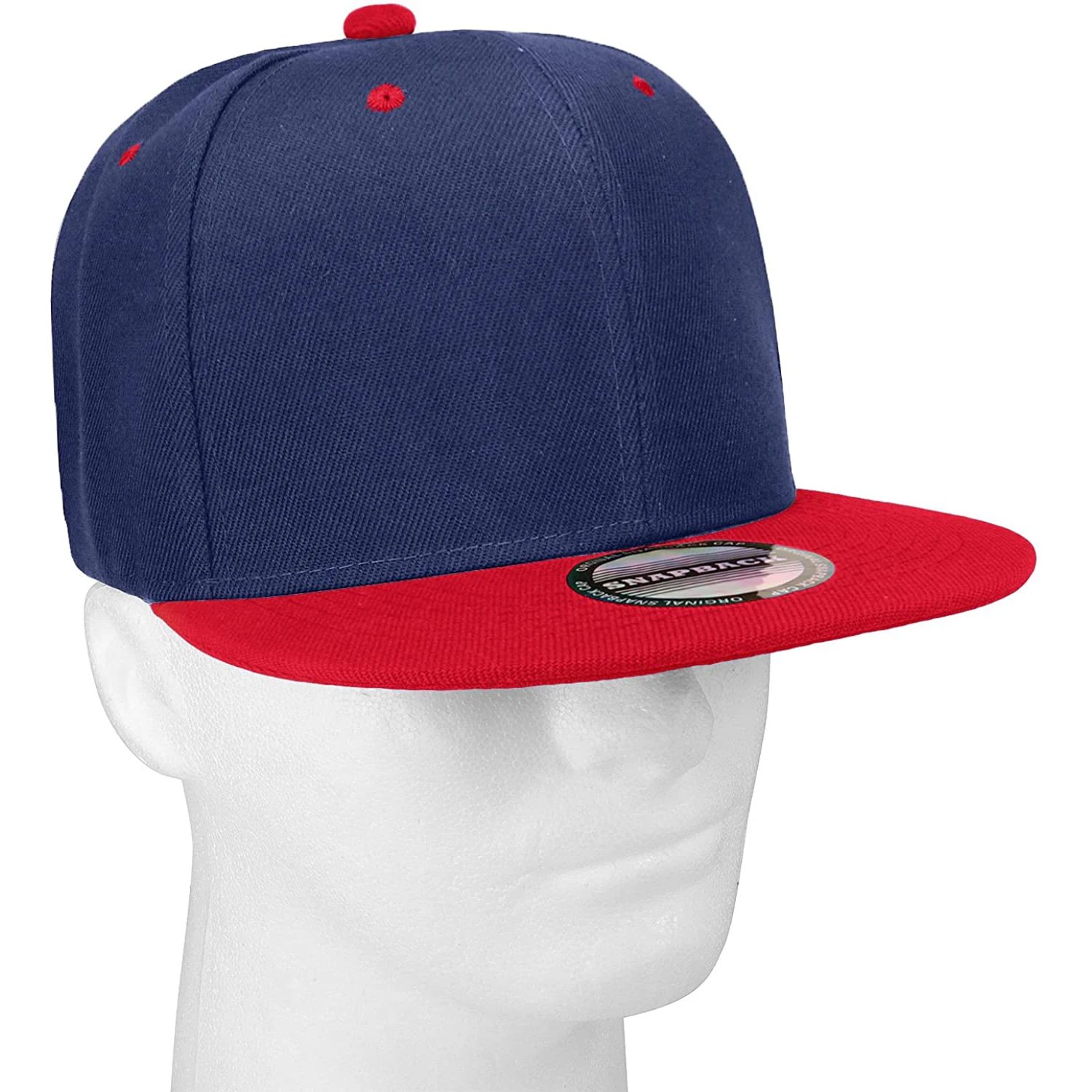 Oem Hip Hop Team 6 Panel Adjustable Flat Bill Embroidered Custom Blank Snapback Cap Hat