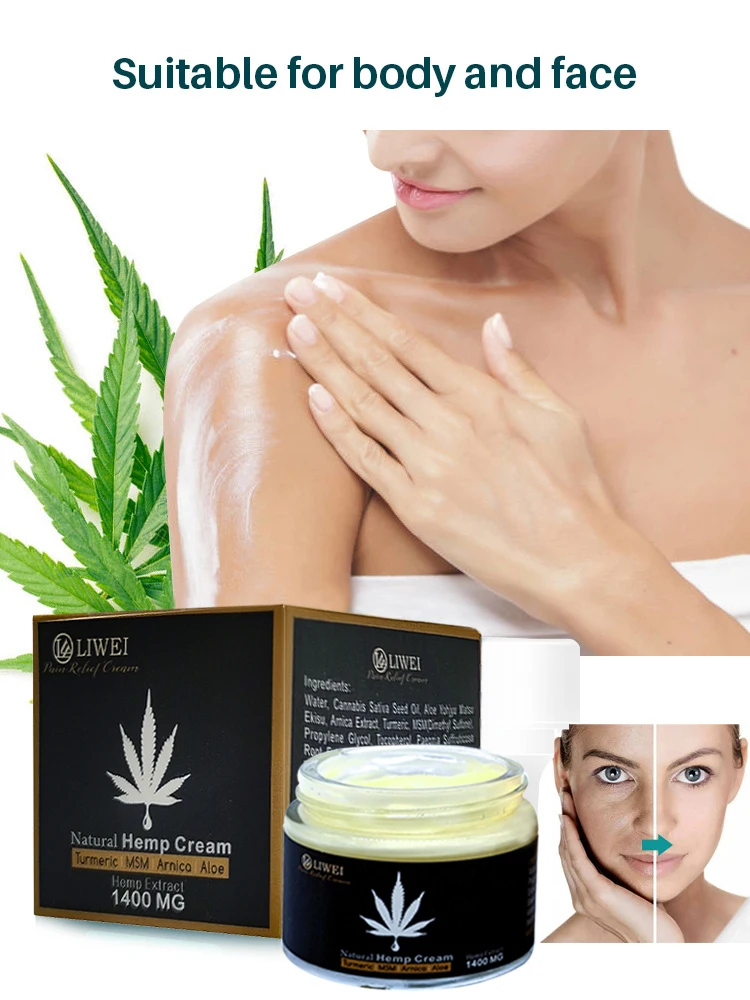 
 Лидер продаж 2021, бесплатный образец, Осветляющий увлажняющий крем для лица, экстракт конопли, масло семян конопли, отбеливающий крем для лица  