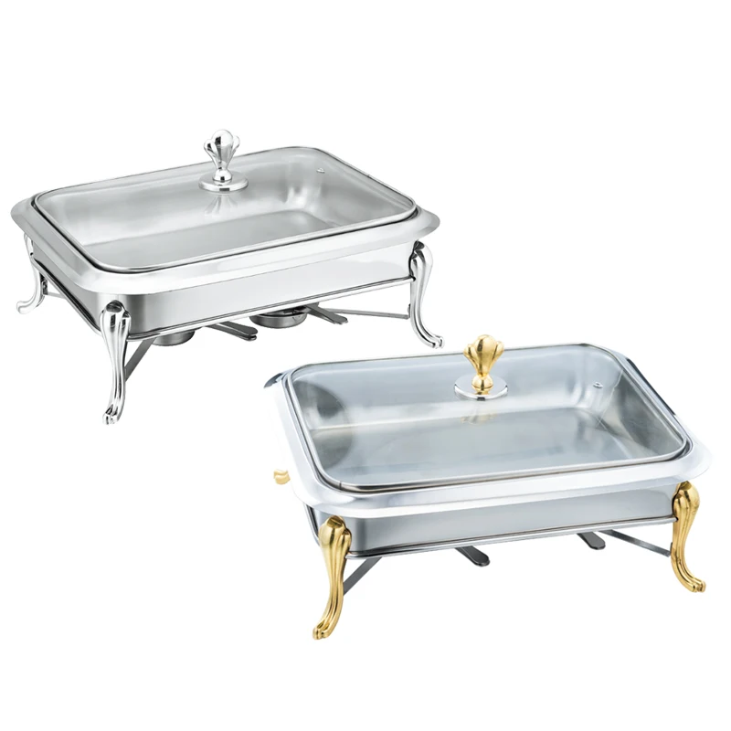 Портативная кухонная посуда для кейтеринга кухонные принадлежности подогреватель блюд утварь Золотая
