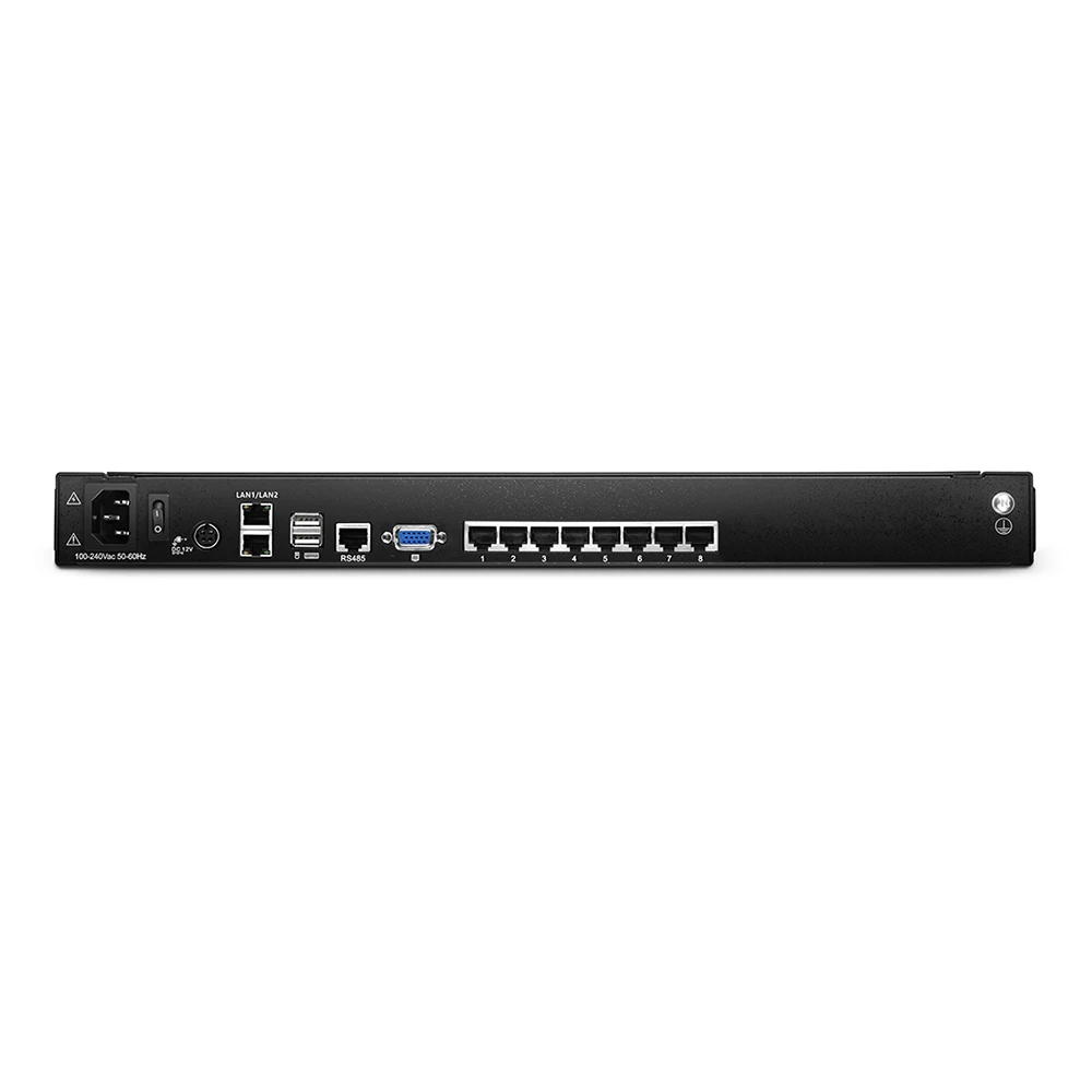 High Quality Cheap 1920 X 1080 1-Local / 2-Remote Access 8 Port Cat5 Ip Kvm Switch 8 Port