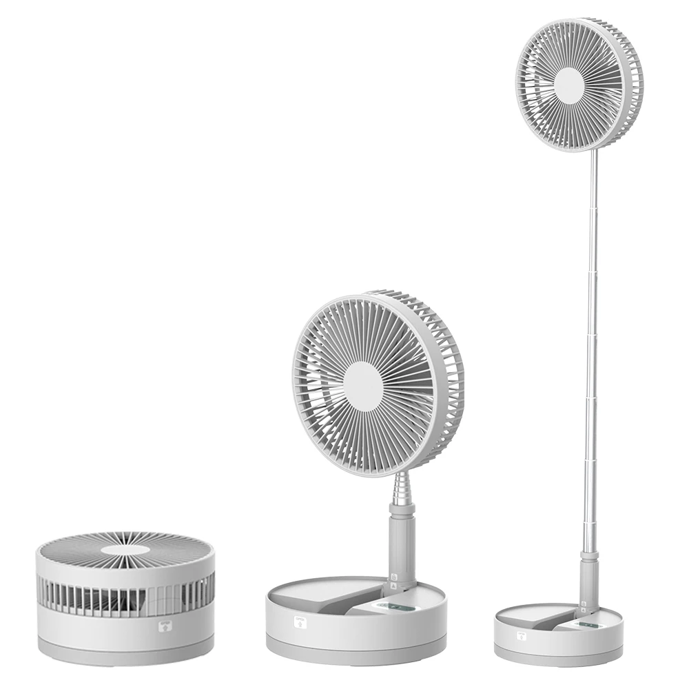 
New Design P10 Wholesale Rechargeable Electric Folding Fan Telescopic Usb Rechargeable Electric Fan Foldable 