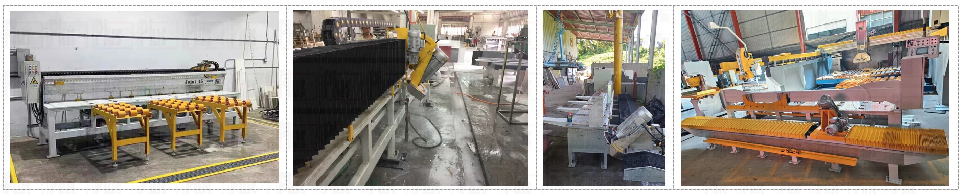 STONEPLUS Joint45 Plus Tile Cutting Machine in Stone Machinery Tile Saw Tile Cutting 45 Degree Angle Chamfering Plc Marble