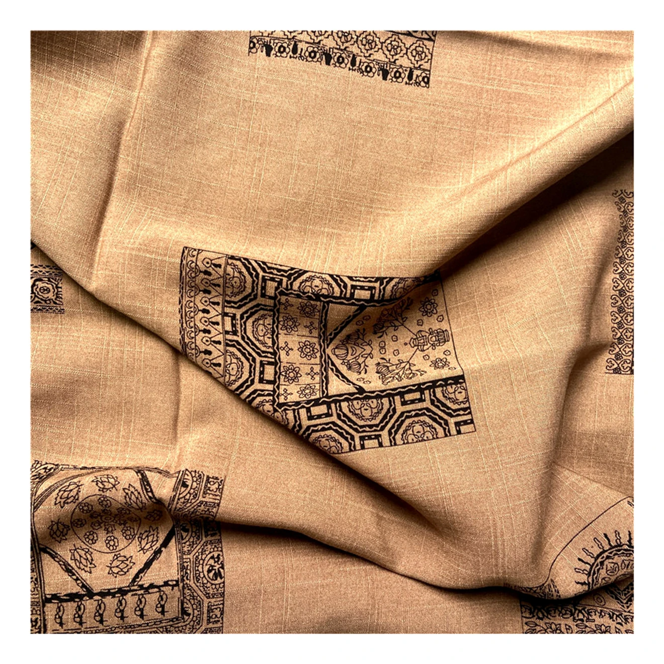 new design beautiful rayon viscose challis  woven digital print fabric stock lot for women dress rayon shirt fabric