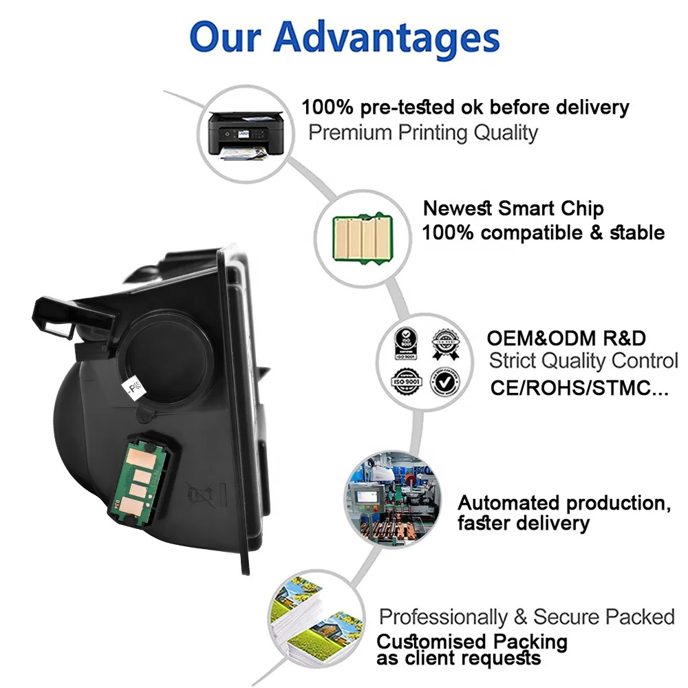 TK-3170 тонер-картридж совместимый с тонерами TK-3172 TK3172 TK3162 TK3174 TK3160 TK-3160