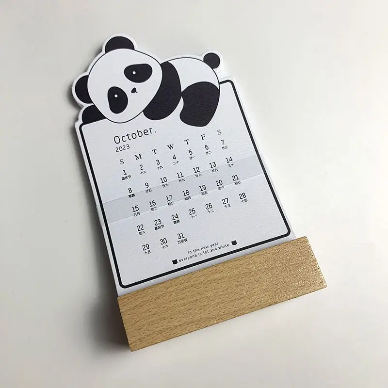 Mini 2024 Desktop Calendars Standing Calendars for Home Office Supplies
