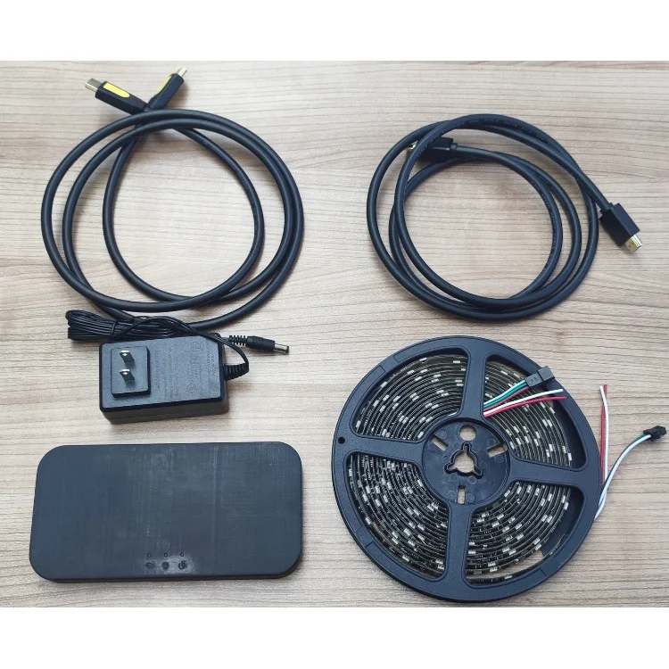 HDMI Sync TV LED Backlights TV Strip Lights with HDMI 2.0 Sync Box Sync with TV and Music 4K HDR Hdmi LED Strip