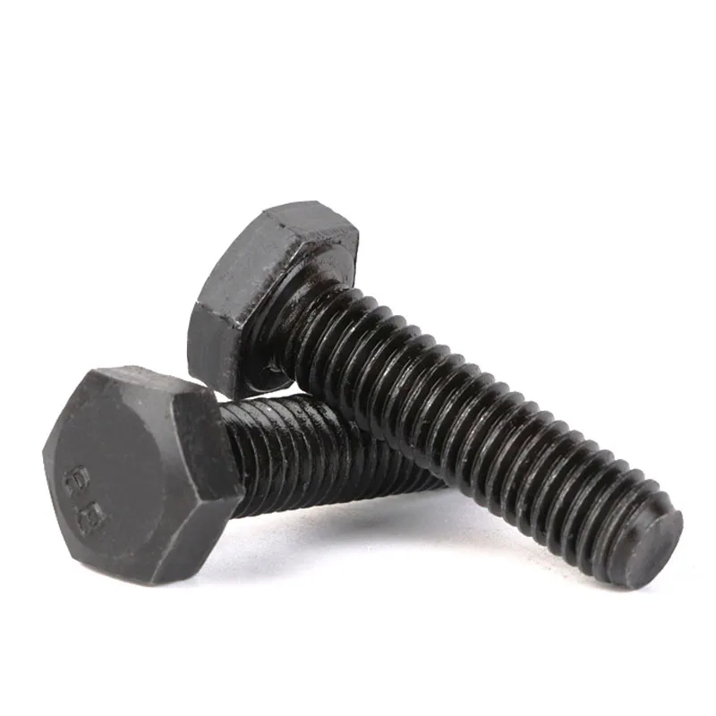 Fastener Bolt ANSI/ASME Standard 3/16 inch Hex Bolt Grade 2 5 8.8 Blue White Zinc Galvanized Black Hex Bolts