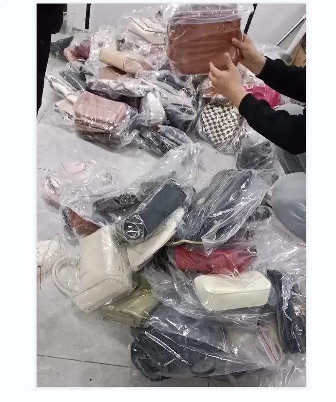 Wholesale Second Hand Women Used Handbag Lady Style Leather Bags Fashion Girl Used Wallet Used Bags Bale