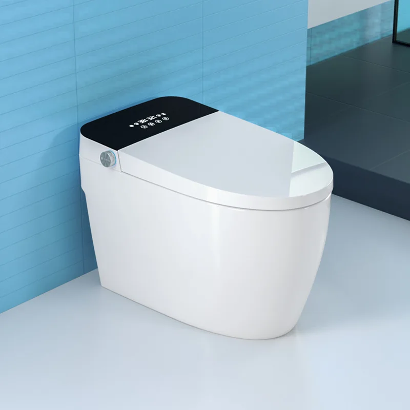 Chinese intelligent automatic commode water closet wc composting ceramic one piece toilet smart bowl
