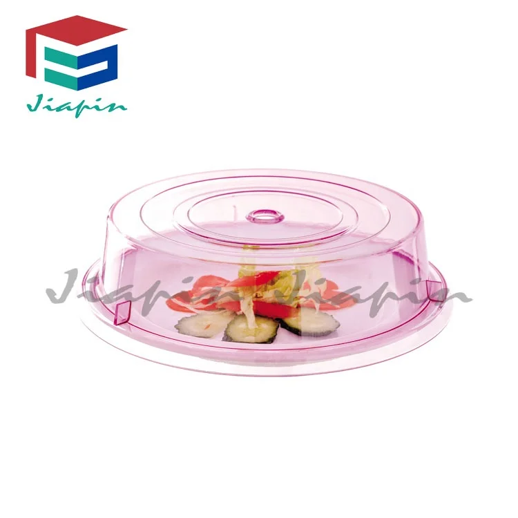 Reusable plastic round plate cover food cover with good quality