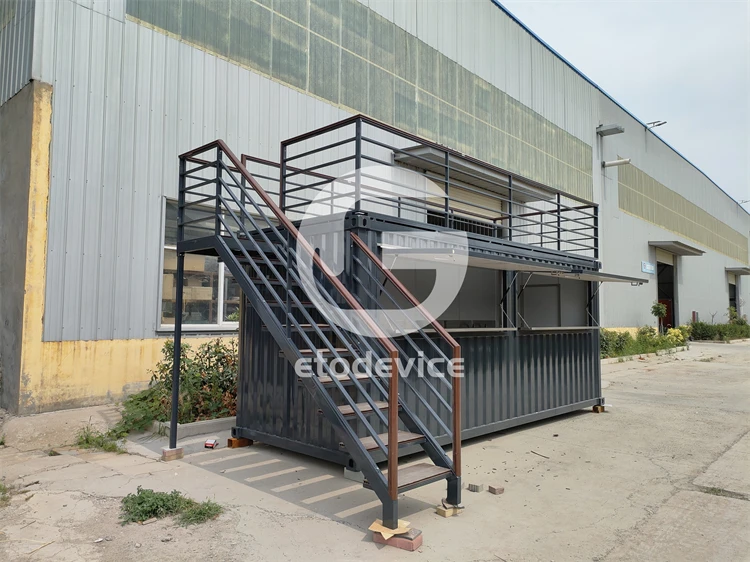Luxurious Foldable Interior Design 20ft 10ft Mini Cafe Bar Quality Restaurant House Container Coffee Shop Container Cafe Bar