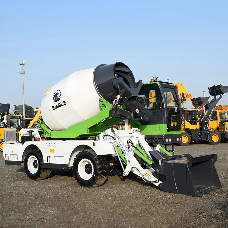 4000l Self Loading 1 / 2 / 3.5 / 4 / 5.5 / 6.5 Cubic Meters Mixing Cement Truck Eagle Concrete Mixer Trucks