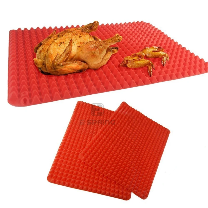  Классический пирамидальный силиконовый коврик для готовки горячий кухни барбекю формы