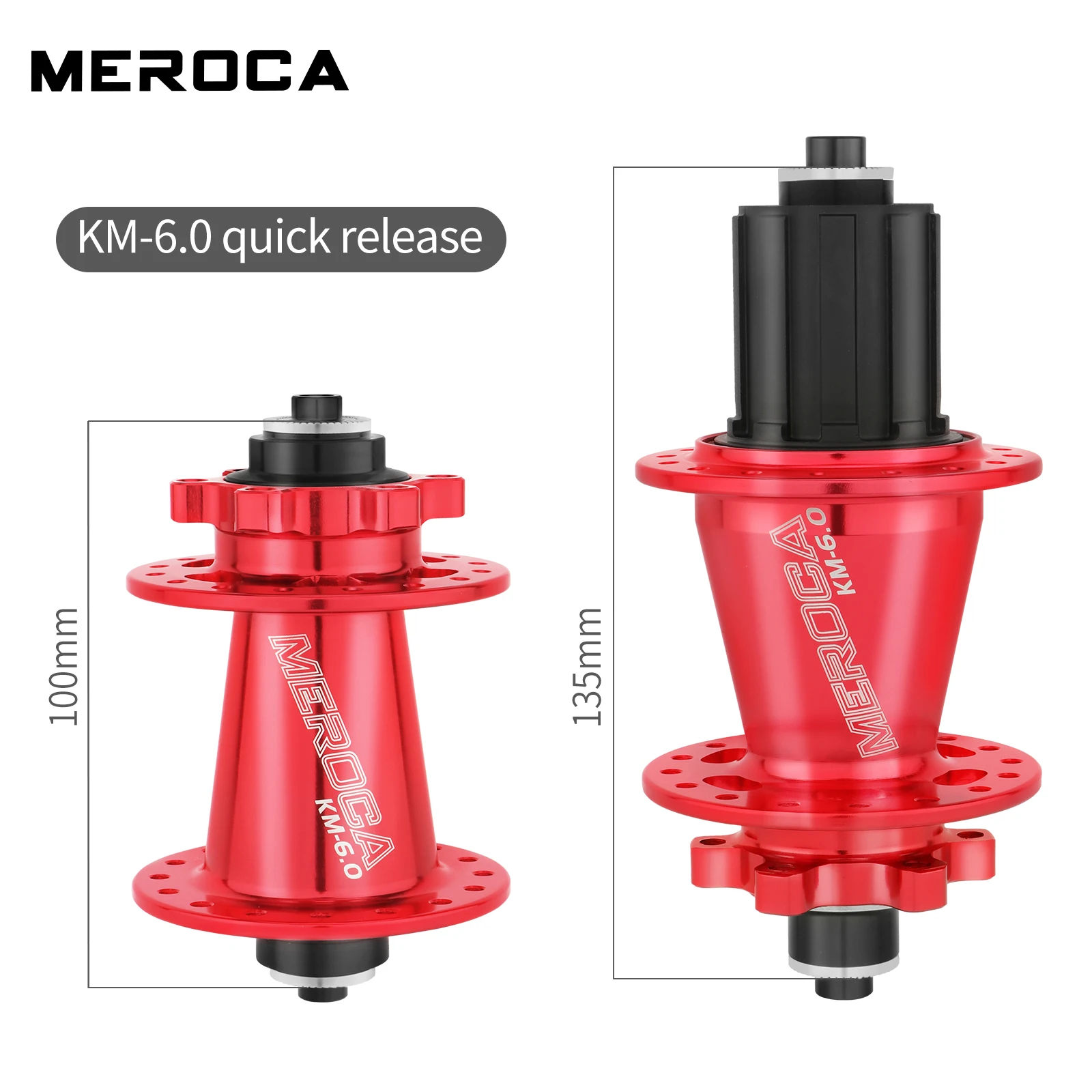 MEROCA KM 6.0 Hot Sale Mountain Bike 32 Holes Mtb Hubs 6 Claws 3 Teeth Aluminum Alloy Wheel Bicycle Hub