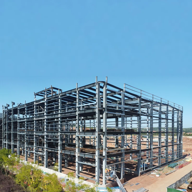 Промышленные сборные стальные конструкции складское здание индивидуальный дизайн навес для применения в стальных цехах