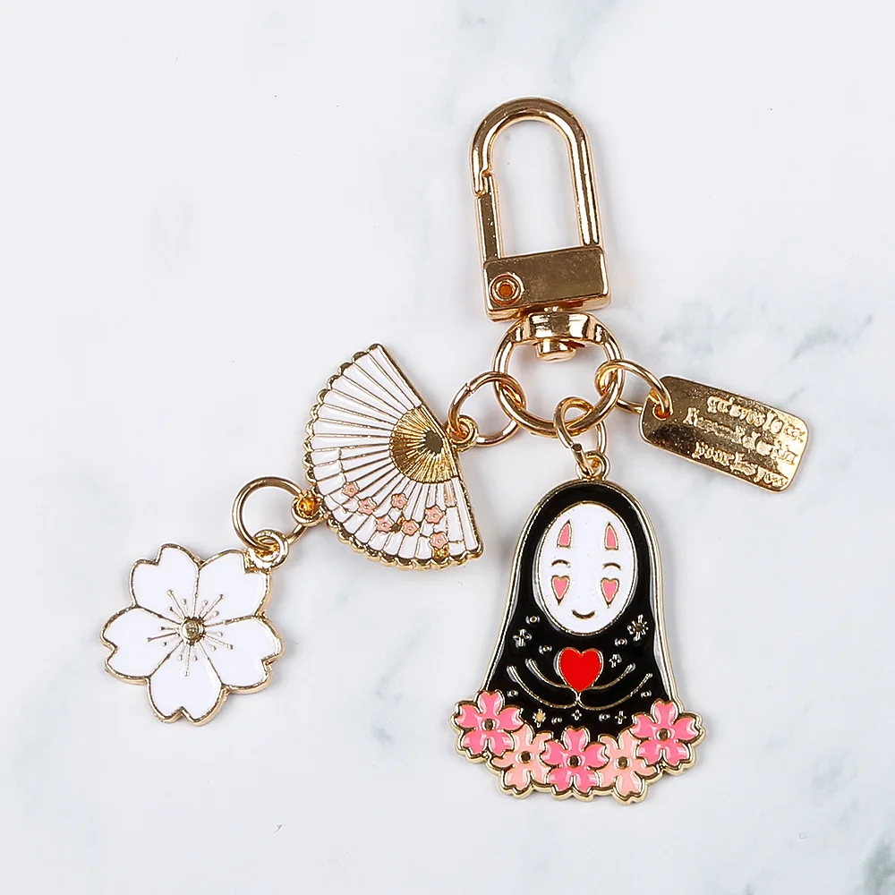 Low MOQ Manufacturer Keychain Made Custom Cartoon Logo Anime Key Chains Enamel Keychains Carabiners