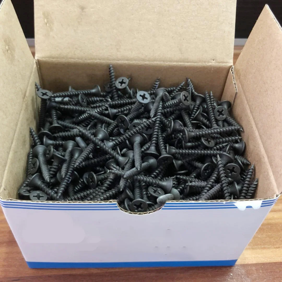 Metric drywall black gypsum board screw drywall screw to wood