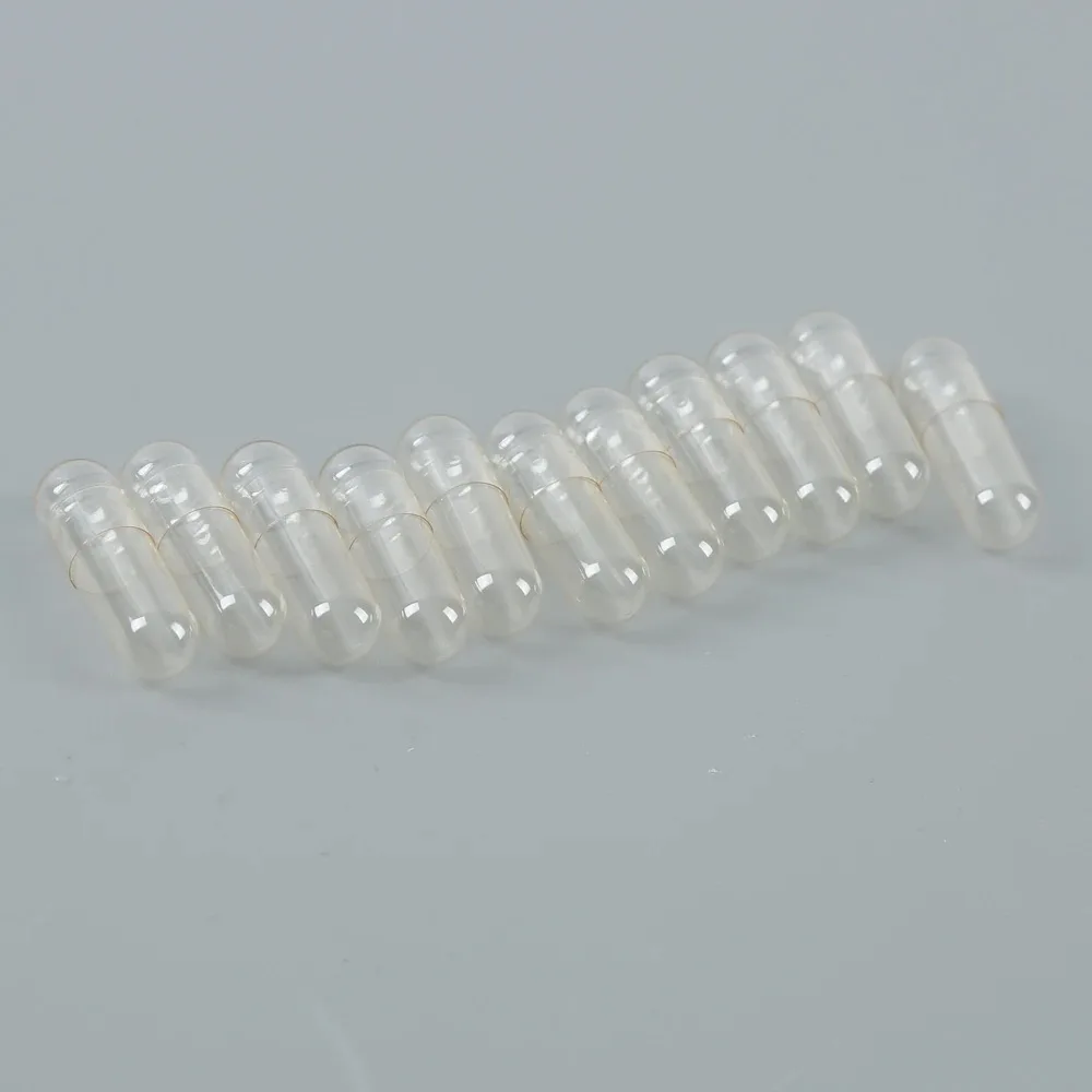 Transparent size 00 0 1 2 3 4   HPMC empty capsule shell transparent vegetable capsule