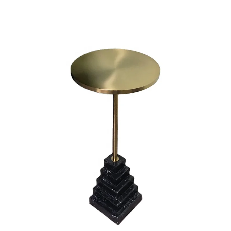 Nordic Danish modern minimalist living room designed metal side table