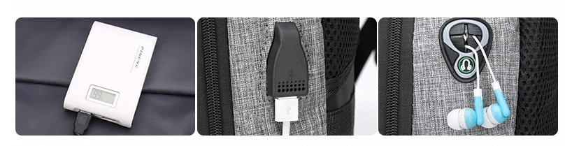 Laptop Backpack Anti Theft Water Resistant Backpacks School Computer Bookbag with USB Charging Port for Men Women College