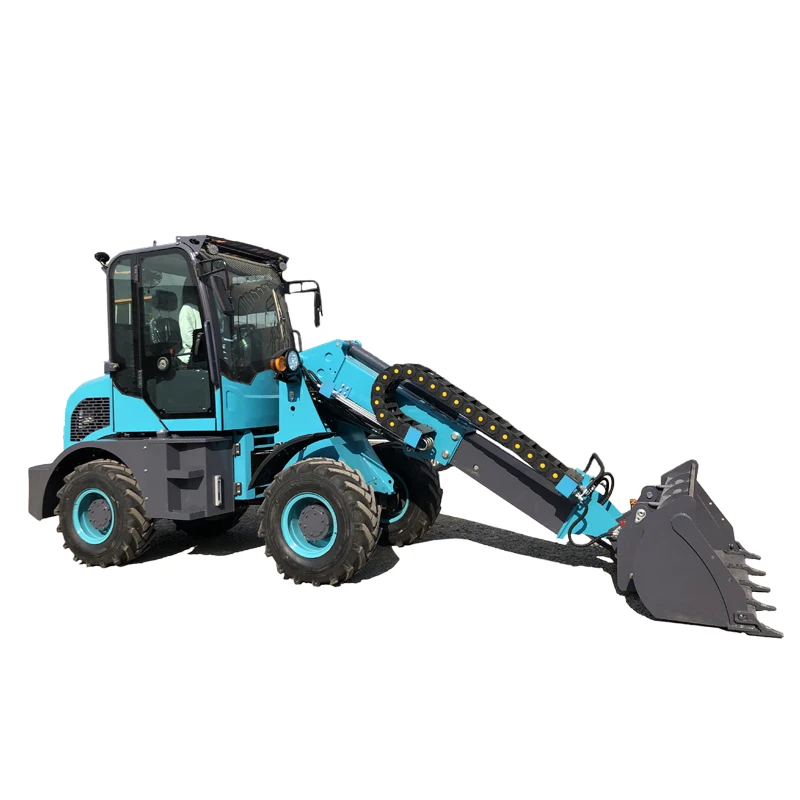 Buy 2024 new telescopic front end loader with different attachments for sale